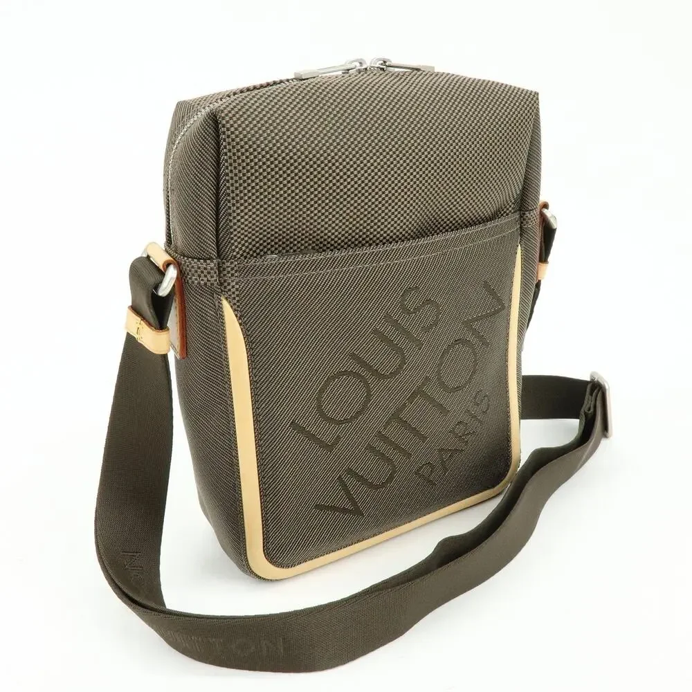 Louis Vuitton Damier Geant Citadin Crossbody Bag Brown